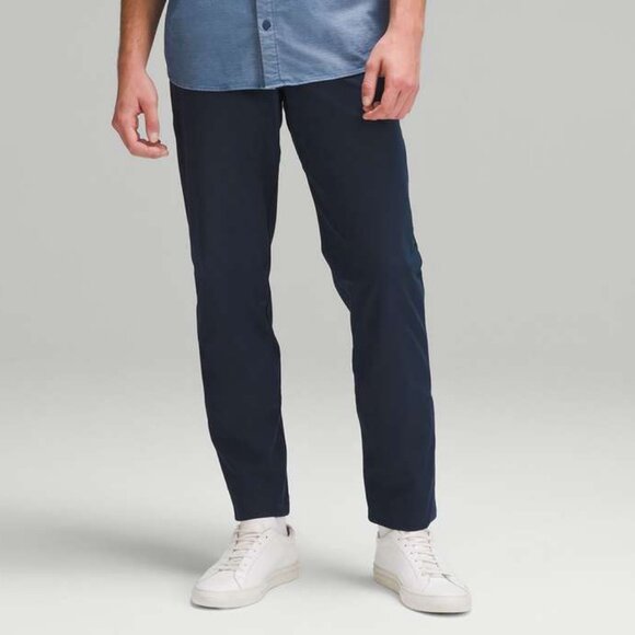 Lululemon Men's ABC Classic-Fit Trouser 32" *Warpstreme - Navy - Picture 1 of 8